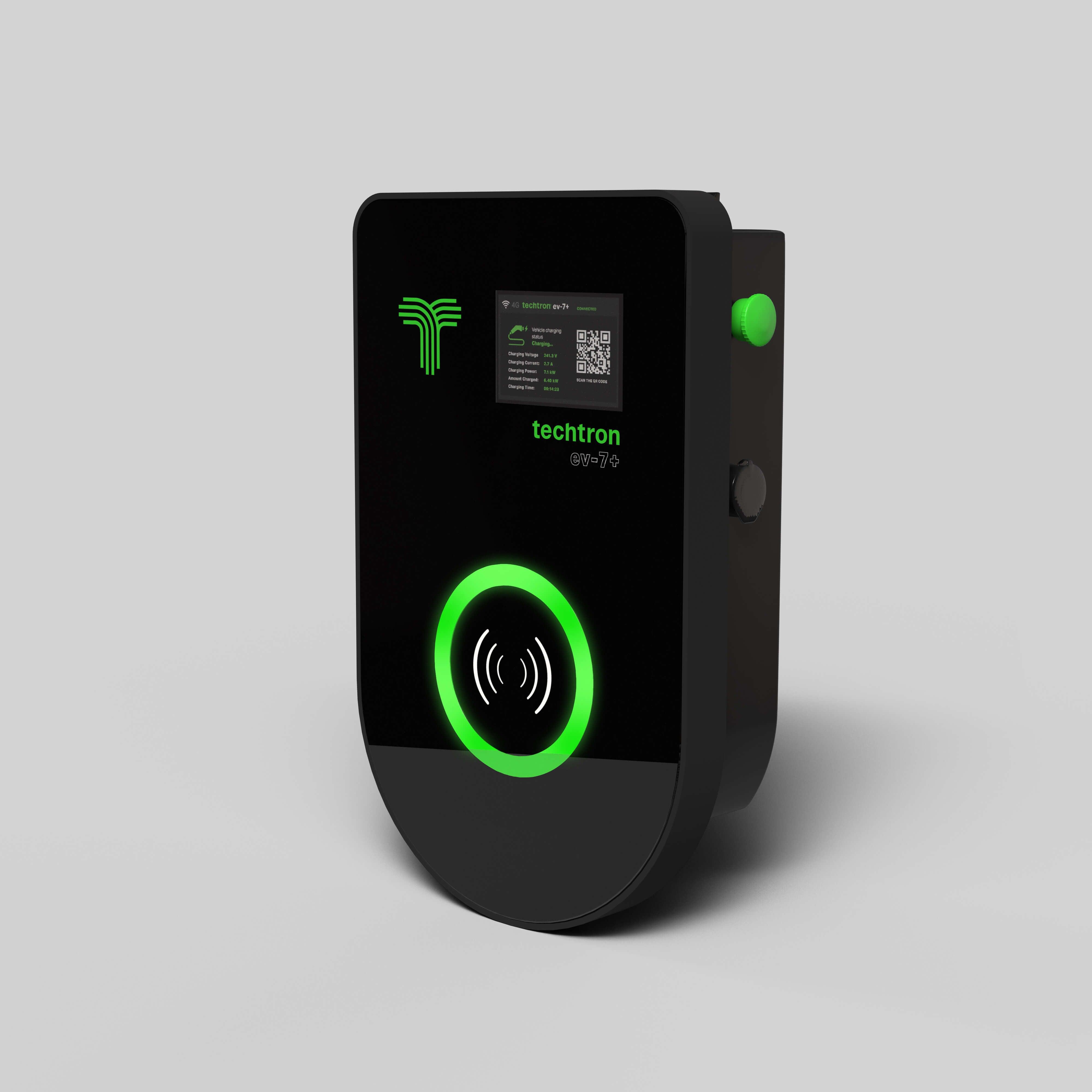 techtron ev-7+ 7.2 kW (level 2) Type 2 ev-Charger techtron