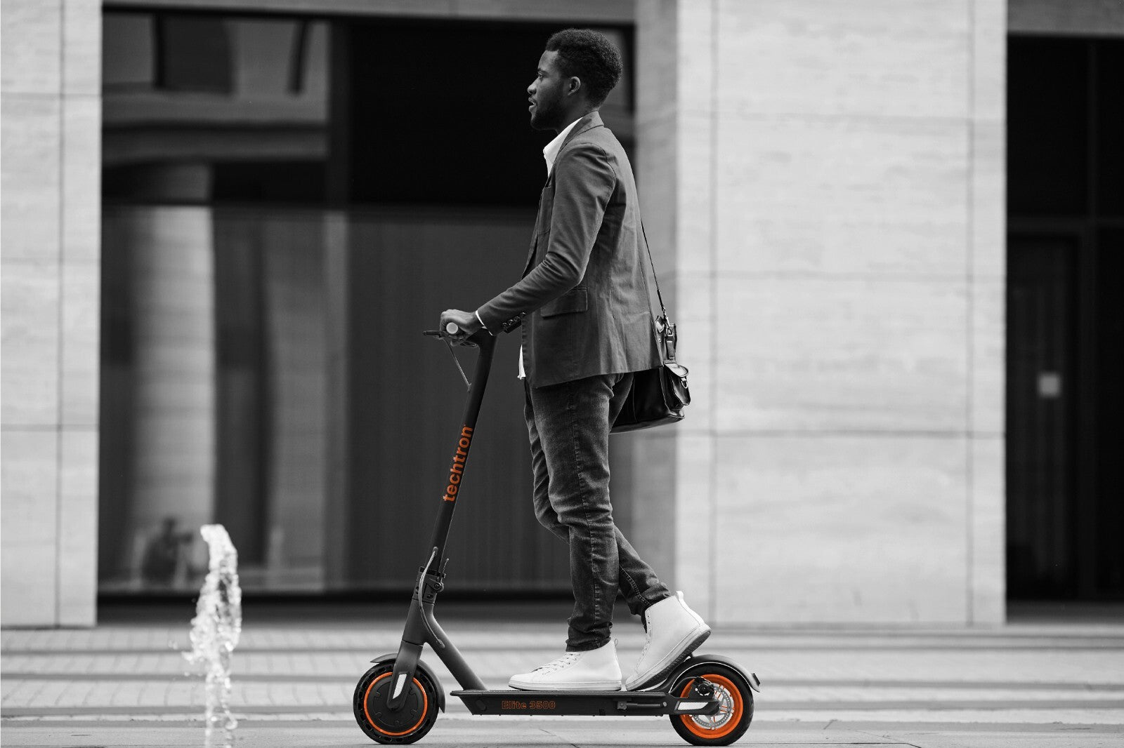 techtron Elite 3500 Electric Kick Scooter Grade A (Battery Replaced) YELLOW techtron